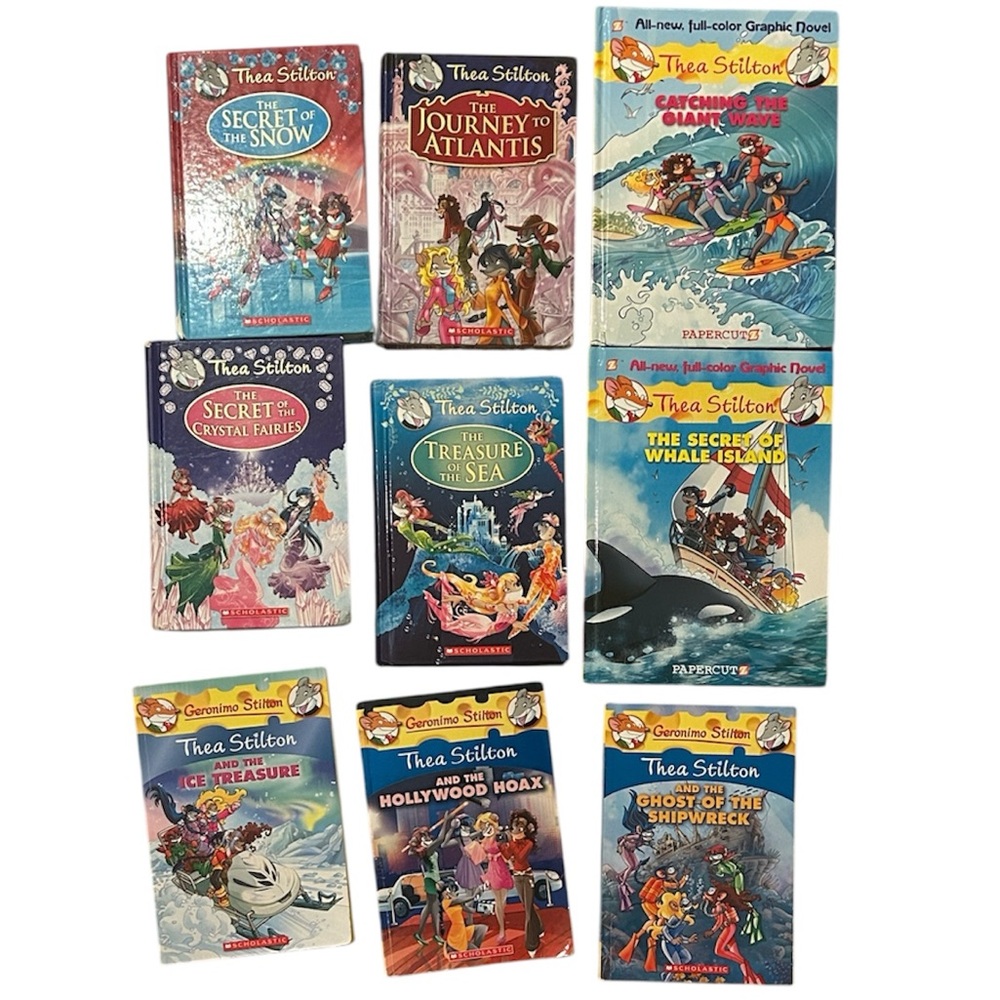 Thea Stilton Graphic Novel Books (9 Books + 1)